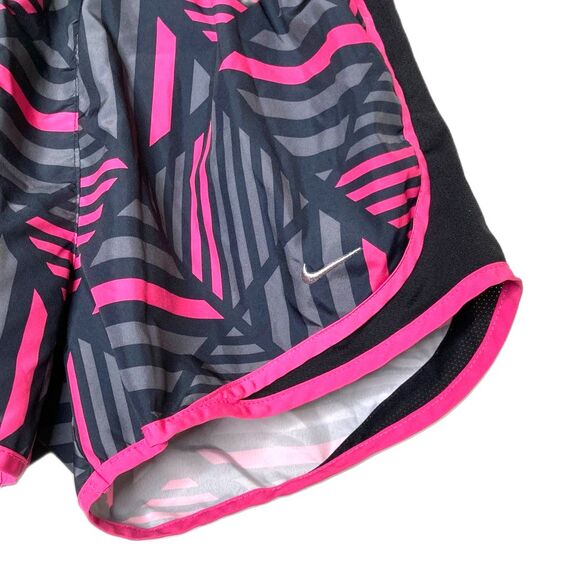 Nike Womens Athletic Shorts Multicolor Geometric Dri Fit Drawstring Waist S - Picture 4 of 12